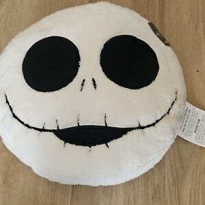 Nightmare Before Christmas Jack Skellington Plush Pillow New 12" H X 14" W